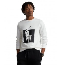 Men's Big Pony Double-Knit Sweatshirt White $69.56 Sweatshirt