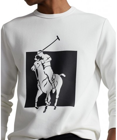 Men's Big Pony Double-Knit Sweatshirt White $69.56 Sweatshirt