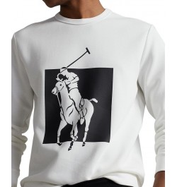 Men's Big Pony Double-Knit Sweatshirt White $69.56 Sweatshirt