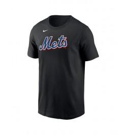 Men's Justin Verlander Black New York Mets 2023 Name and Number T-shirt $27.99 T-Shirts