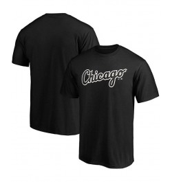 Men's Black Chicago White Sox Official Wordmark T-shirt $22.39 T-Shirts