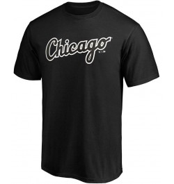 Men's Black Chicago White Sox Official Wordmark T-shirt $22.39 T-Shirts