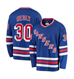 Men's Branded Glenn Healy Blue New York Rangers Premier Breakaway Retired Player Jersey $60.28 Jersey