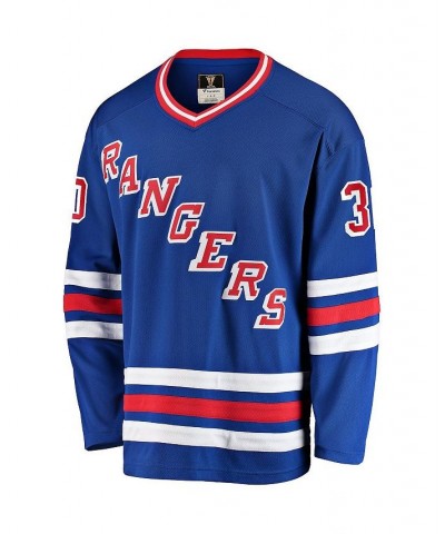 Men's Branded Glenn Healy Blue New York Rangers Premier Breakaway Retired Player Jersey $60.28 Jersey