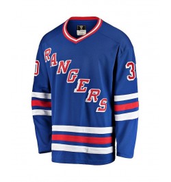 Men's Branded Glenn Healy Blue New York Rangers Premier Breakaway Retired Player Jersey $60.28 Jersey