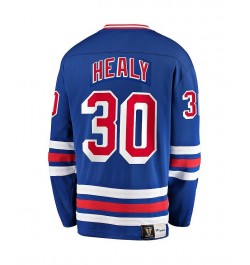 Men's Branded Glenn Healy Blue New York Rangers Premier Breakaway Retired Player Jersey $60.28 Jersey