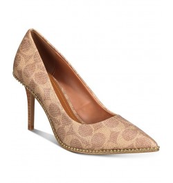 Women's Waverly Beadchain Pumps Brown $63.55 Shoes