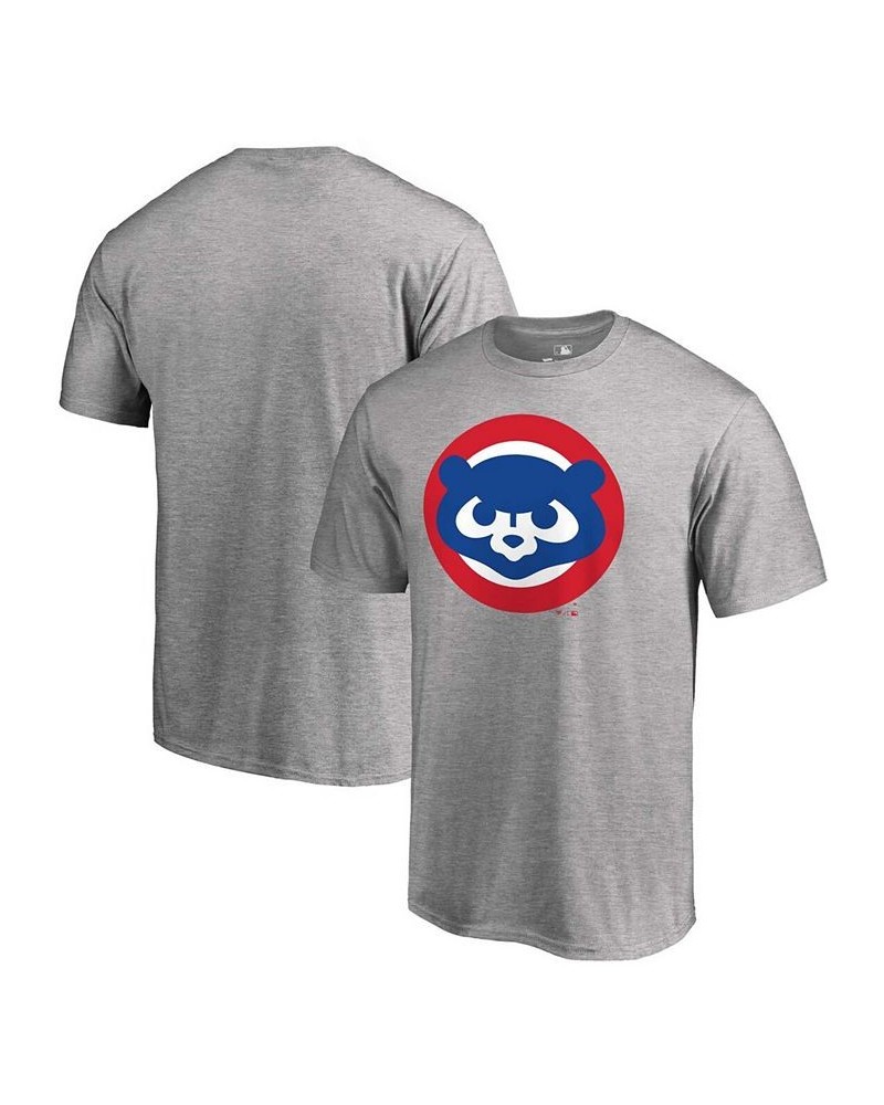 Men's Big and Tall Heathered Gray Chicago Cubs Cooperstown Collection Huntington Team T-shirt $18.06 T-Shirts