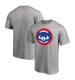 Men's Big and Tall Heathered Gray Chicago Cubs Cooperstown Collection Huntington Team T-shirt $18.06 T-Shirts