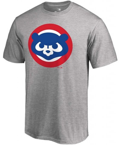 Men's Big and Tall Heathered Gray Chicago Cubs Cooperstown Collection Huntington Team T-shirt $18.06 T-Shirts