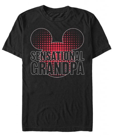 Men's Sensational Grandpa Short Sleeve T-Shirt Black $18.19 T-Shirts