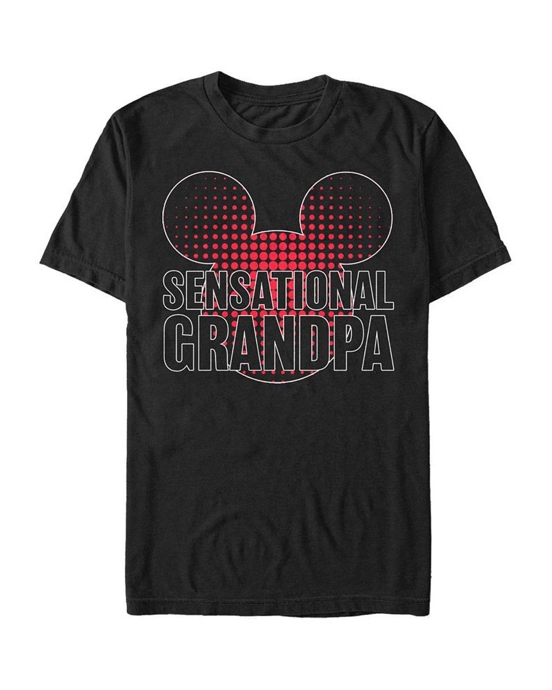 Men's Sensational Grandpa Short Sleeve T-Shirt Black $18.19 T-Shirts