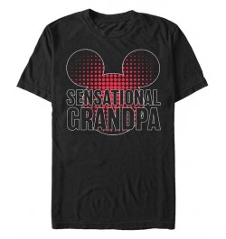 Men's Sensational Grandpa Short Sleeve T-Shirt Black $18.19 T-Shirts