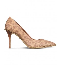 Women's Waverly Beadchain Pumps Brown $63.55 Shoes