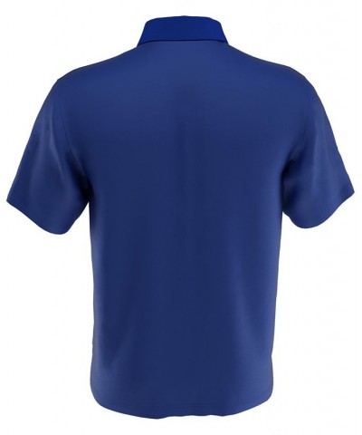 Men's Big & Tall AirFlux™ Solid Mesh Golf Polo Classic Blue $17.05 Polo Shirts