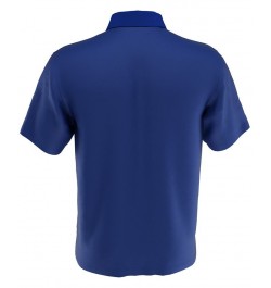 Men's Big & Tall AirFlux™ Solid Mesh Golf Polo Classic Blue $17.05 Polo Shirts