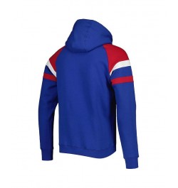 Men's Royal New York Giants Draft Fleece Raglan Pullover Hoodie $42.40 Sweatshirt