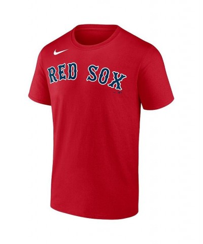 Men's Justin Turner Red Boston Red Sox Player Name and Number T-shirt $28.49 T-Shirts