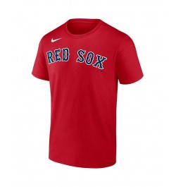 Men's Justin Turner Red Boston Red Sox Player Name and Number T-shirt $28.49 T-Shirts