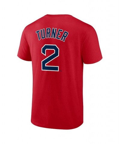 Men's Justin Turner Red Boston Red Sox Player Name and Number T-shirt $28.49 T-Shirts