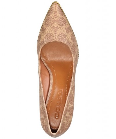 Women's Waverly Beadchain Pumps Brown $63.55 Shoes