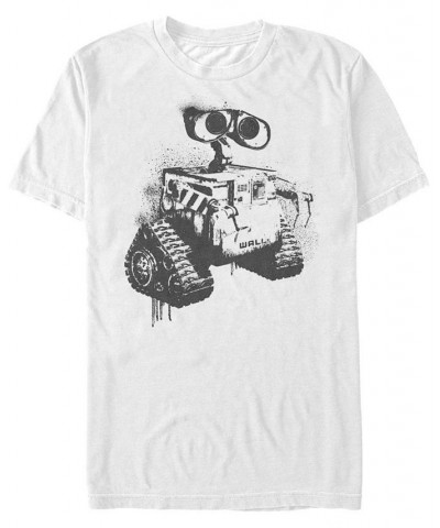 Disney Pixar Men's Wall-E Spray Paint Sketch, Short Sleeve T-Shirt White $19.94 T-Shirts