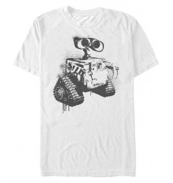 Disney Pixar Men's Wall-E Spray Paint Sketch, Short Sleeve T-Shirt White $19.94 T-Shirts