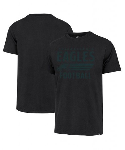 Men's Black Philadelphia Eagles Wordmark Rider Franklin T-shirt $26.09 T-Shirts