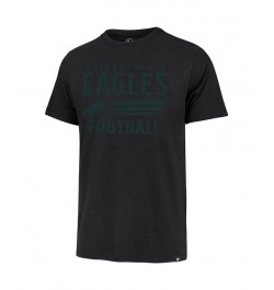 Men's Black Philadelphia Eagles Wordmark Rider Franklin T-shirt $26.09 T-Shirts