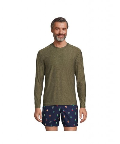 Men's Long Sleeve UPF 50 Swim Tee Rash Guard PD02 $29.12 Swimsuits