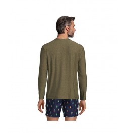 Men's Long Sleeve UPF 50 Swim Tee Rash Guard PD02 $29.12 Swimsuits