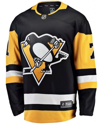 Men's Branded Evgeni Malkin Black Pittsburgh Penguins Breakaway Player Jersey $70.30 Jersey