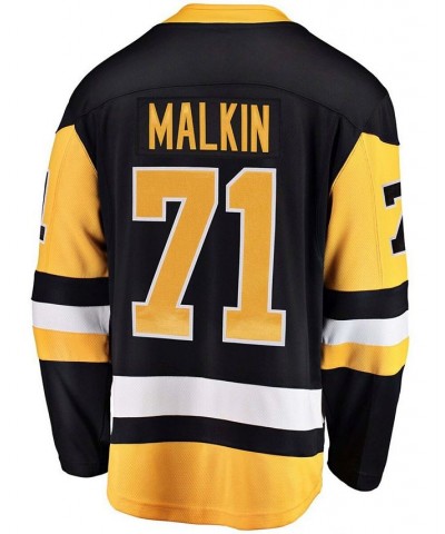 Men's Branded Evgeni Malkin Black Pittsburgh Penguins Breakaway Player Jersey $70.30 Jersey