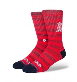 Men's Los Angeles Angels Twist Logo Crew Socks $13.23 Socks