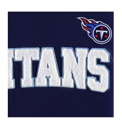 Men's Navy, White Tennessee Titans Alex Long Sleeve Hoodie T-shirt $36.56 T-Shirts