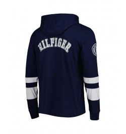 Men's Navy, White Tennessee Titans Alex Long Sleeve Hoodie T-shirt $36.56 T-Shirts