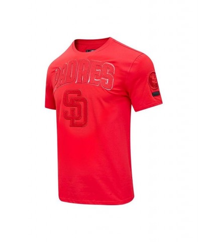 Men's San Diego Padres Classic Triple Red T-shirt $27.95 T-Shirts