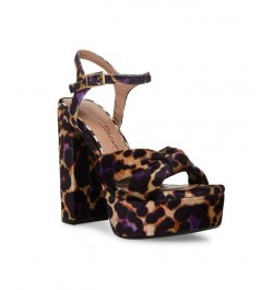 Women's Melanni Block Heel Dress Sandal Leopard Multi $28.45 Shoes