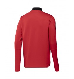 Men's Red Manchester United Track AEROREADY Quarter-Zip Jacket $41.33 Jackets