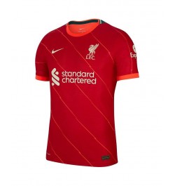 Men's Red Liverpool 2021/22 Home Vapor Match Authentic Jersey $51.87 Jersey