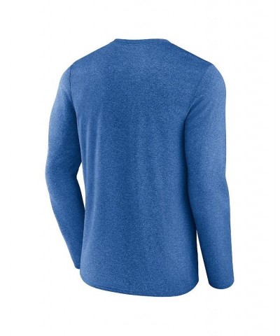 Men's Branded Heathered Royal Philadelphia 76ers Where Legends Play Iconic Practice Long Sleeve T-shirt $23.50 T-Shirts