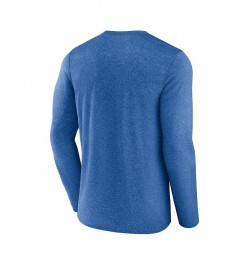 Men's Branded Heathered Royal Philadelphia 76ers Where Legends Play Iconic Practice Long Sleeve T-shirt $23.50 T-Shirts