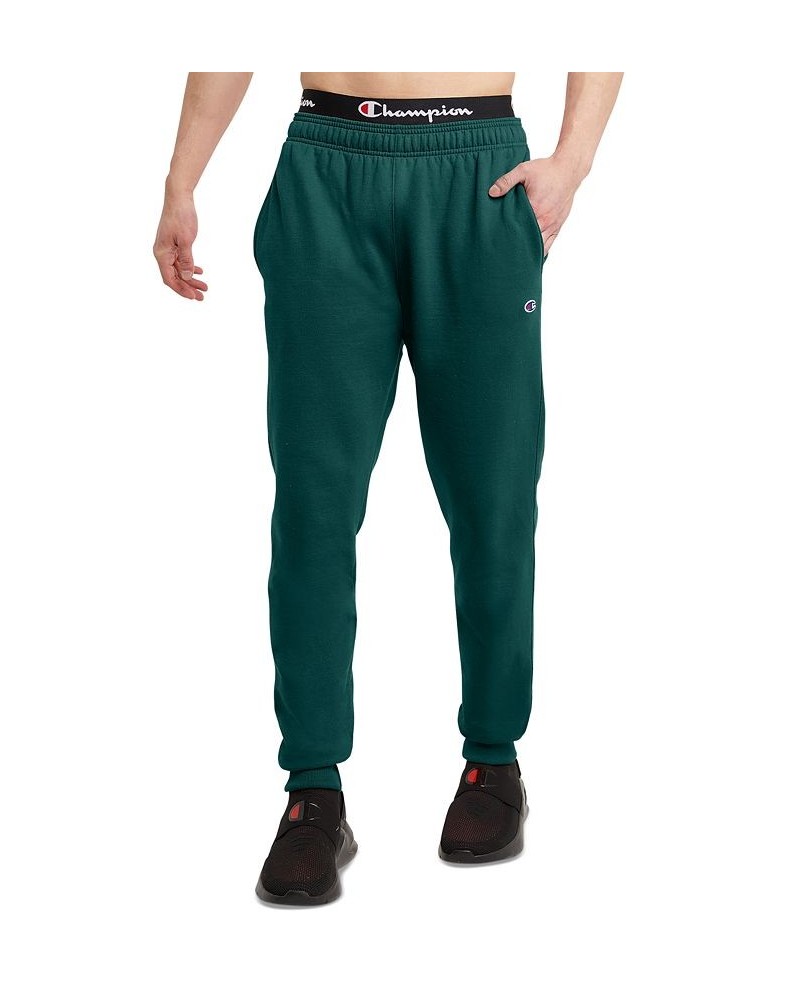 Men's Powerblend Fleece Joggers Forest Peak Green $24.94 Pants