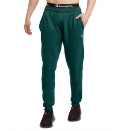 Men's Powerblend Fleece Joggers Forest Peak Green $24.94 Pants