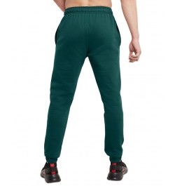 Men's Powerblend Fleece Joggers Forest Peak Green $24.94 Pants