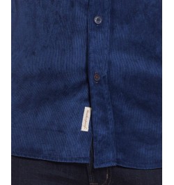 Men's Stretch Corduroy Shirt Blue $11.23 Shirts