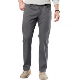 Men's Jean-Cut Supreme Flex Straight Fit Pants Gray $32.25 Pants