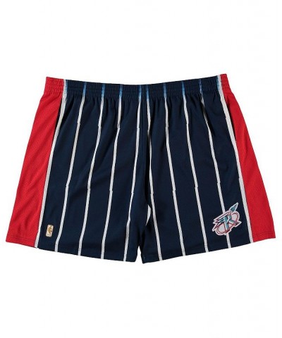 Men's Navy Houston Rockets Big and Tall Hardwood Classics Team Swingman Shorts $37.22 Shorts