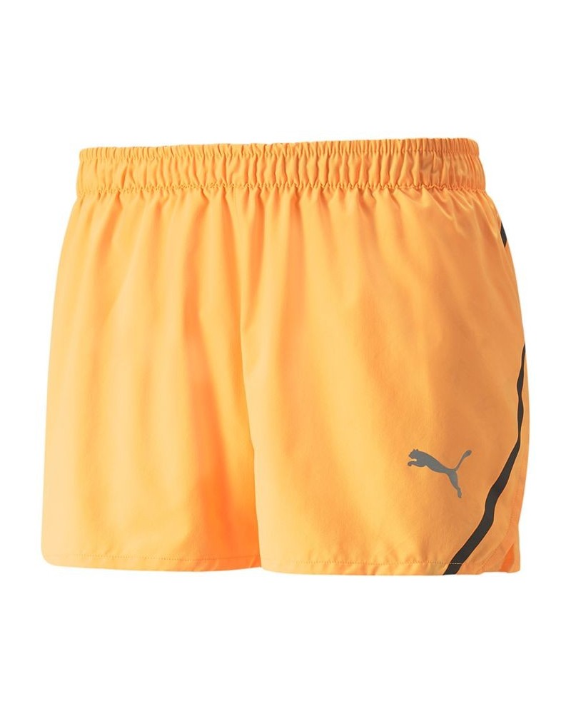 Men's Ultimate Performance Logo Graphic Running Shorts Yellow $28.20 Shorts