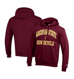 Men's Maroon Arizona State Sun Devils High Motor Pullover Hoodie $37.79 Sweatshirt